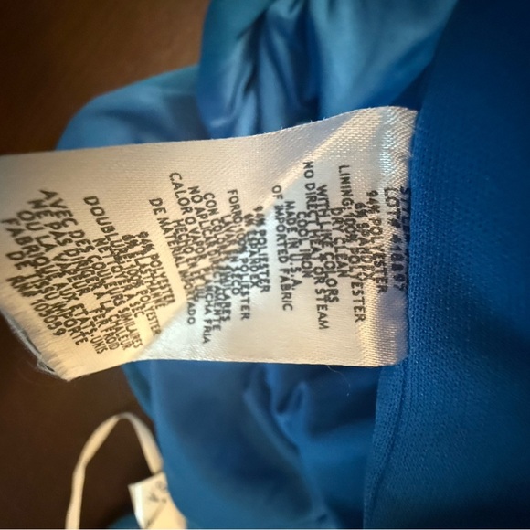 Aqua Vibrant Blue Cut-Out Maxi Dress Stretchy SZ 6 NWT - Picture 5 of 5